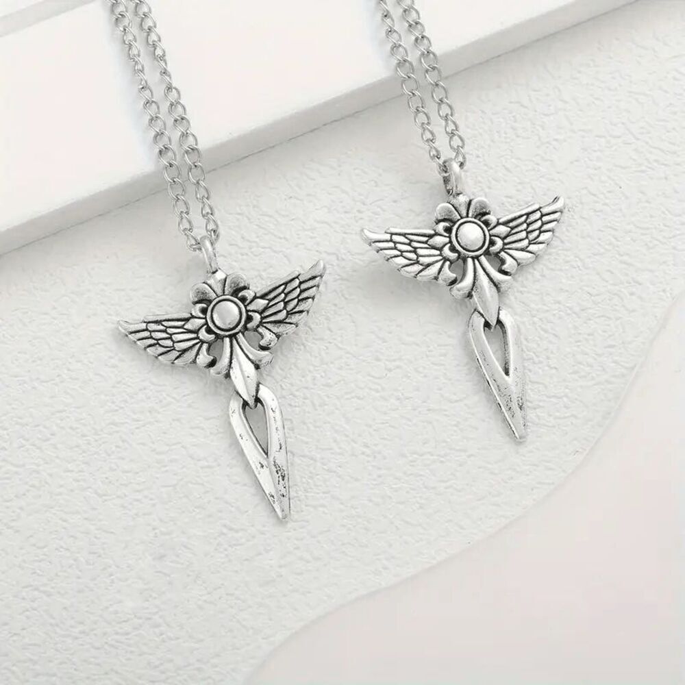 Angel Wing Pendant Necklace
